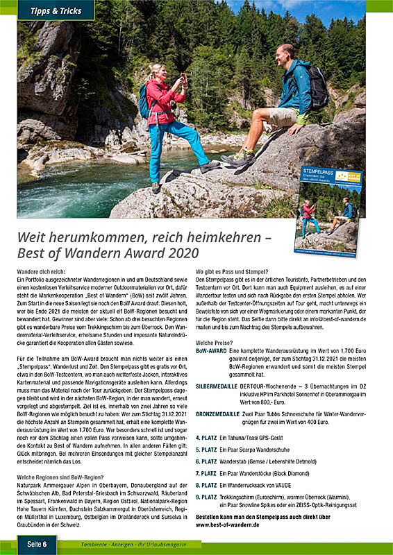 Tambiente 2020 Aktiv Nord S06 Best of Wandern final