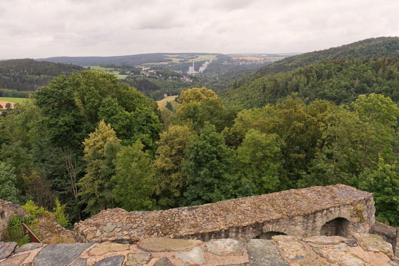 Blick von den Burgmauern