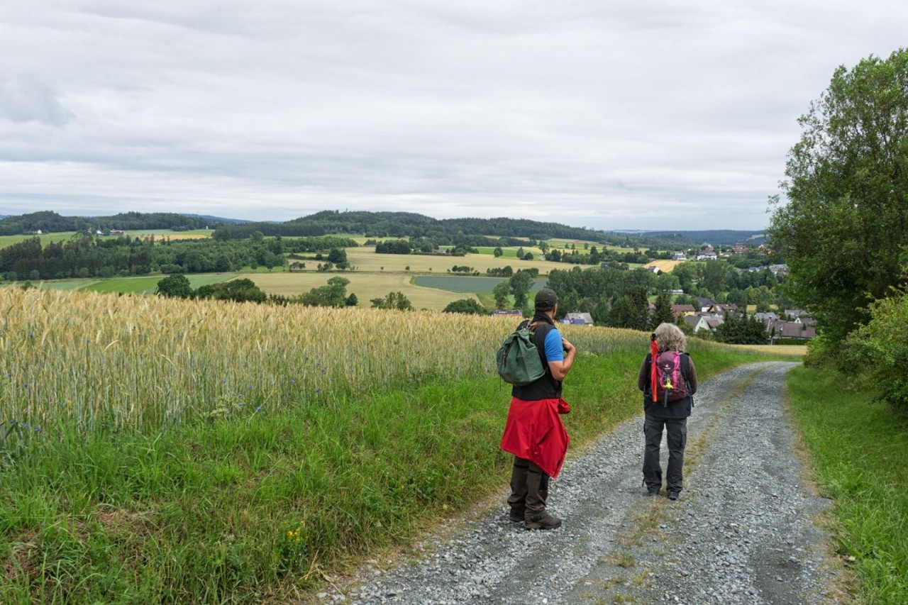 Blick zurück auf Issigau