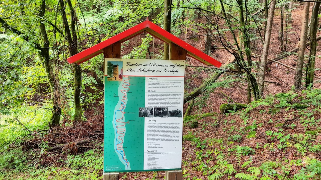 Infotafel am 