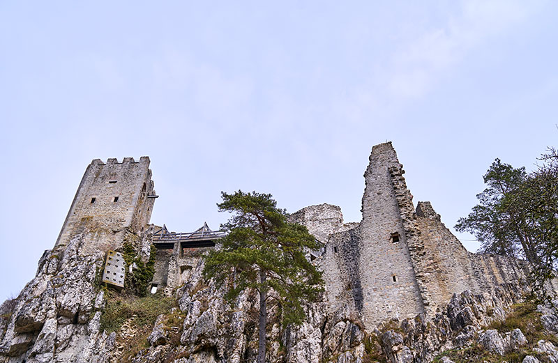 Woidlife190421mf009 Burgruine Weissenstein am Grossen Pfahl Pandurensteig