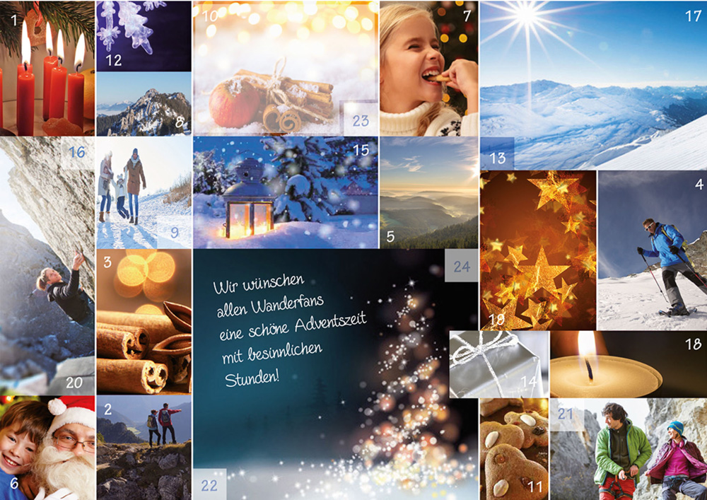 Adventskalender Best of Wandern 2025